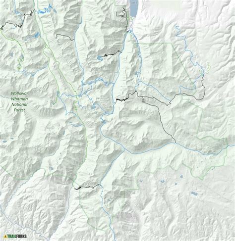 Eagle Cap Wilderness Trail Map Ph