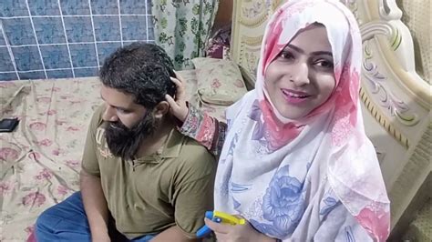 pakistani wife shaves her husband bald youtube