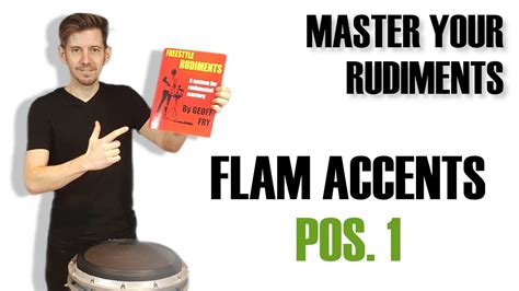 Learn The Flam Accent Rudiment In Position 1 Youtube