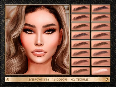 Eyebrows 18 By Julhaos From Tsr Sims 4 Downloads