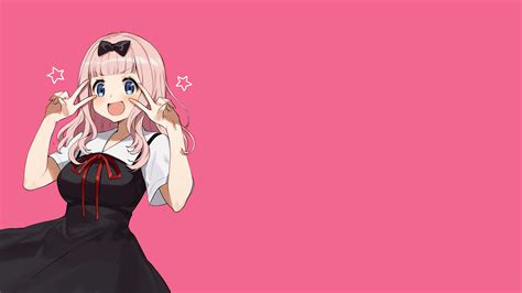 Kaguya Sama Love Is War Chika Fujiwara Anime Anime Girls Pink
