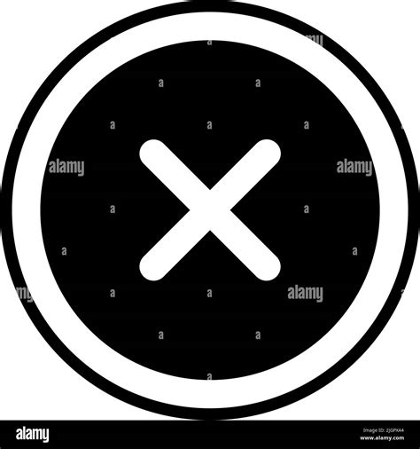 User Interface Cancel Icon Stock Vector Image And Art Alamy