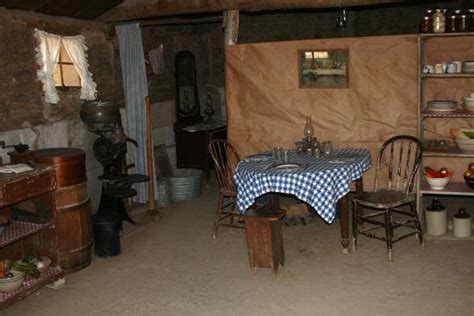 Interior Of Sod House Prairie Homestead Picture Of Prairie
