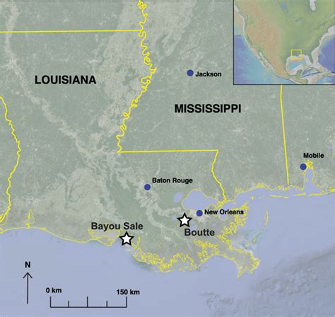 Map Of Mississippi And Louisiana