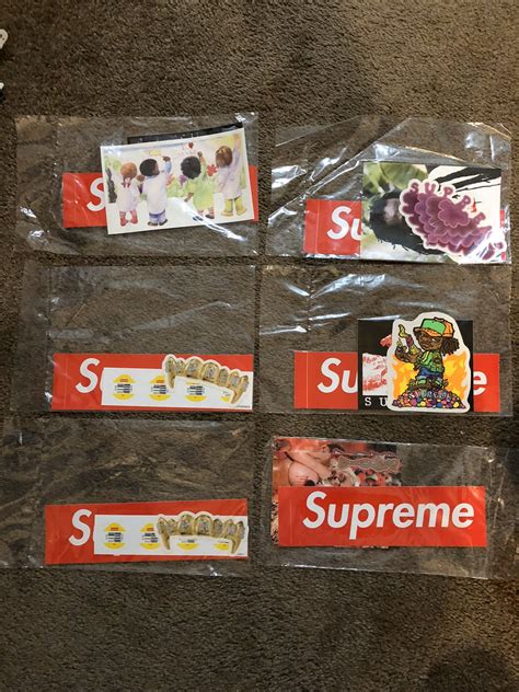 Supreme Supreme Sticker Pack Assorted Grailed