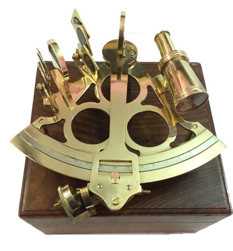 8 antique maritime brass nautical sextant vintage marine ship instruments w box ebay