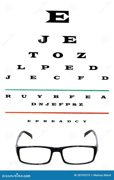 Eye Chart Stock Image Image Of Exam Ophthalmologist 20795375