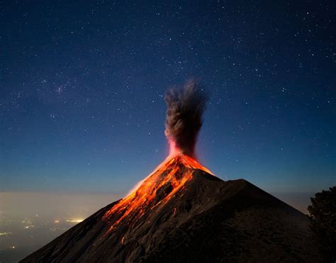 Volcán De Fuego Guatemala Ecured
