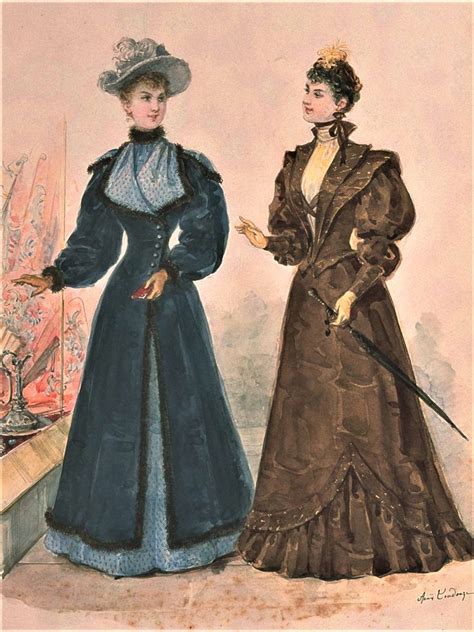 La Mode Illustree 1893 1890s Fashion Victorian Era Fashion