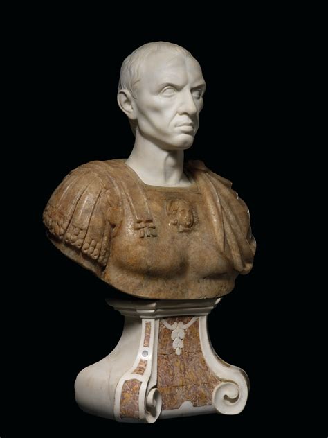 A Marble Bust Of Julius Caesar Italian 18th Century Christies