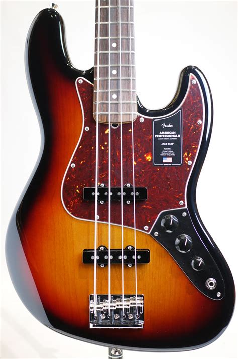 Fender American Professional Ii Jazz Bass 3 Color Sunburst Rosewood