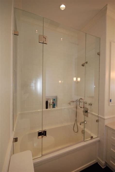Sunny shower glass door sliding shower enclosure with 3/8 in. shower tub enclosures | heard right, a beautiful frameless ...