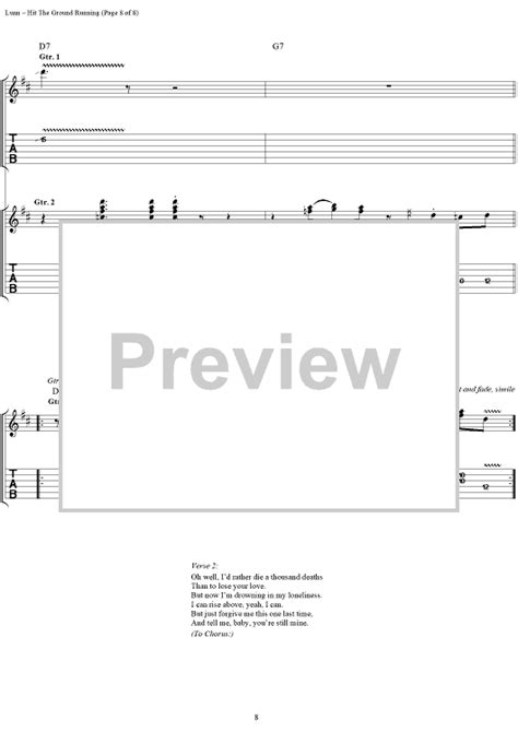 Hit The Ground Running Sheet Music By Jonny Lang For Guitar Tabvocal
