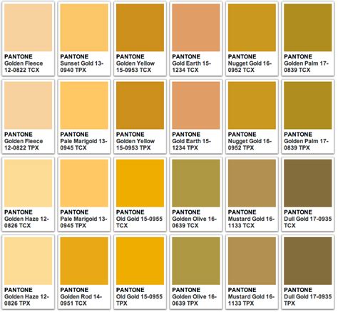 Pin By Fiona On Room Color Gold Pantone Color Pantone Gold Pantone