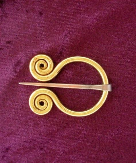 Items Similar To Cloak Pin Brooch Celtic Penannular Shawl Pin Tartan
