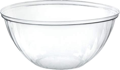 Plasticpro Disposable 96 Ounce Round Crystal Clear Plastic