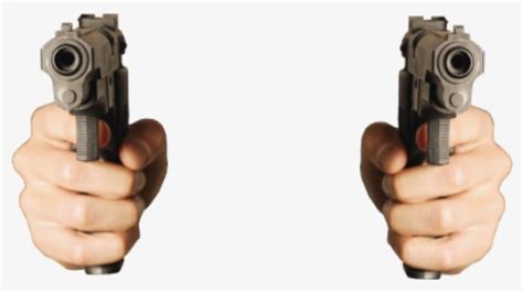 Download praying hands emoji meme | png & gif base. Transparent Background Hand With Gun Png - Firearm pistol ...