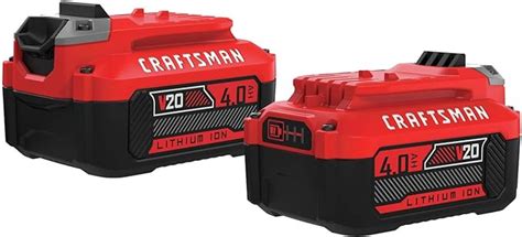 Craftsman 20v Max Lithium Ion Battery 40 Amp Hour 2 Pack Cmcb204 2