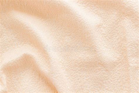 Pattern For Blog With Nude Fabric Texture Top View Copyspace Stock