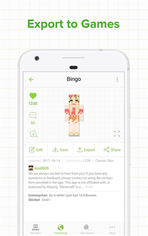 Skinseed Skin Creator And Skins Editor For Minecraft Uk Apps And Games