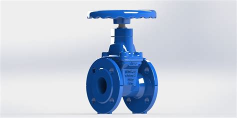 Flange Type Resilient Seated Gate Valve Handwheel Operated Available