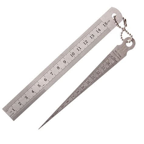 Stainless Steel Ruler 6150mm Taper Gauge 1 15mm Combination Inch