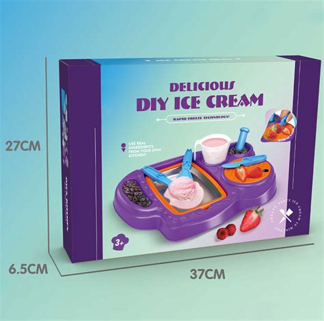 Hot Sale Mini Ice Cream Machine Pretend Play Preschool Kitchen Toys