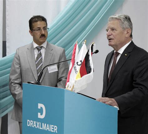 DrÄxlmaier Welcomes German President DrÄxlmaier Group