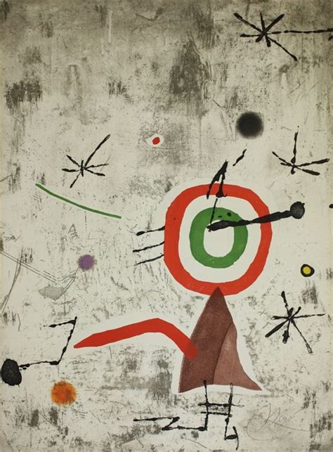 Personatge I Estrels VII by Joan Miró on artnet Auctions Miro artist