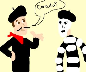 French people discuss Canada - Drawception