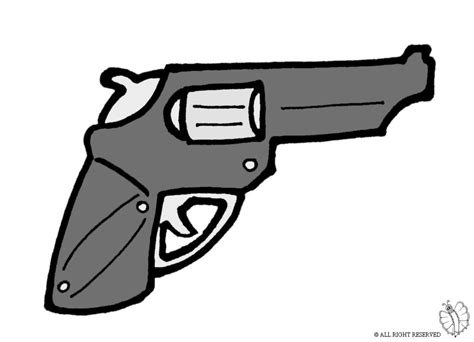 Stampa Disegno Di Pistola Revolver A Colori 3999 The Best Porn Website
