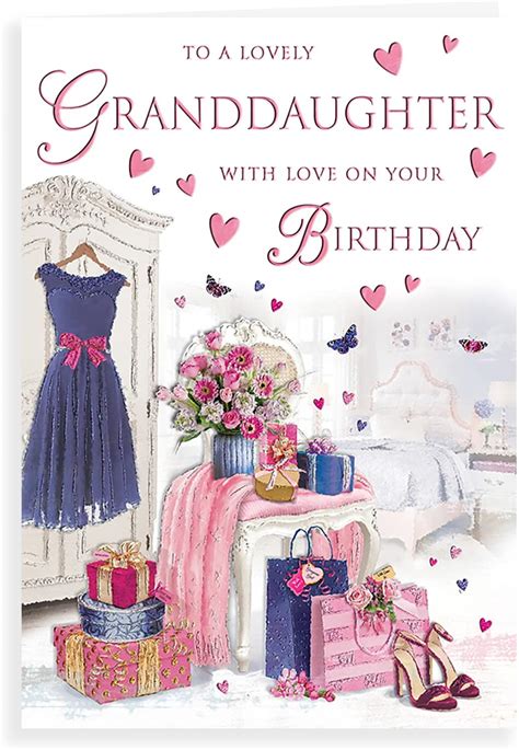 Amazon Com Regal Publishing Traditional Birthday Card Granddaughter X Inches Office
