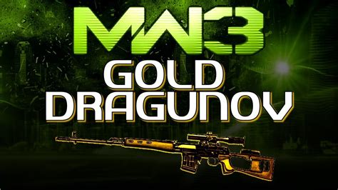 Mw3 Online Gold Dragunov Youtube