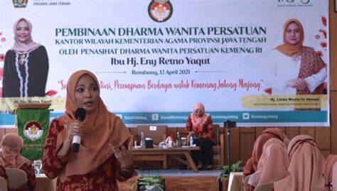 Penasihat Dwp Kemenag Ri Ajak Jajarannya Menjadi Agen Moderasi Beragama