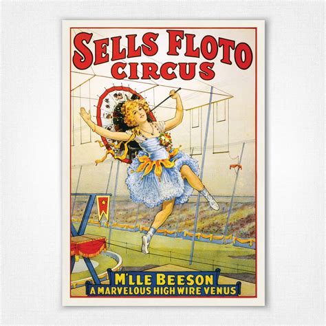 Sells Floto Circus Mlle Beeson A Marvelous High Wore