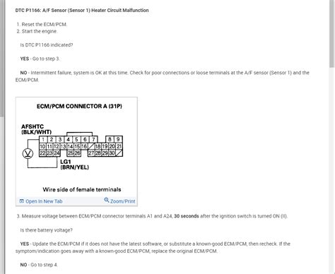 How To Repair Codes P1166 And P1167