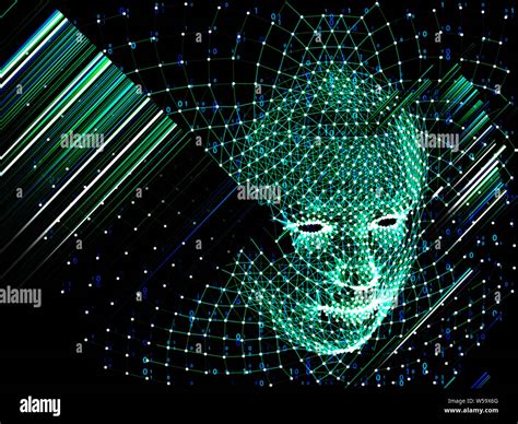 Big Data Concept Abstract Artificial Intelligence Background Machine