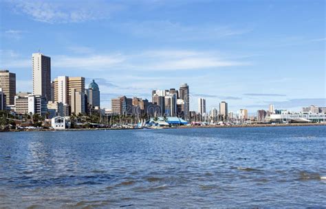 View Of City Skyline From Durban Harbor Editorial Photography Image