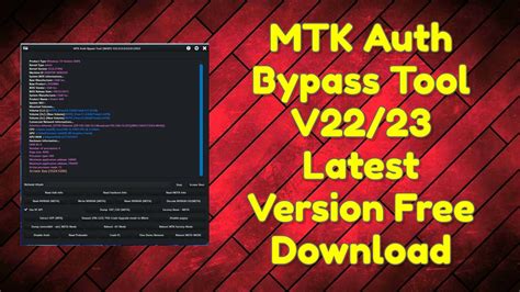 Mtk Auth Bypass Tool V Latest Version Free Download