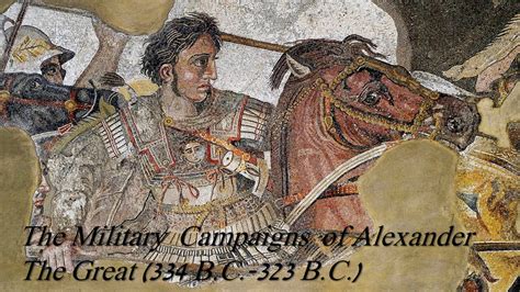 The Military Conquests Of Alexander The Great Youtube