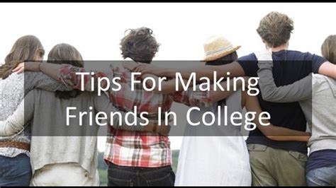How To Make Friends In College College