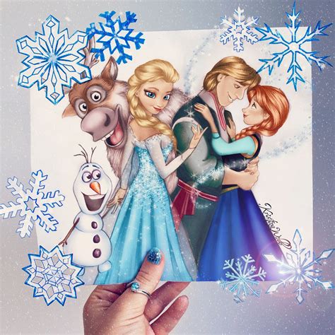 Drawing Of The Movie ‘frozen Kristina Webb Frozen Drawings Disney