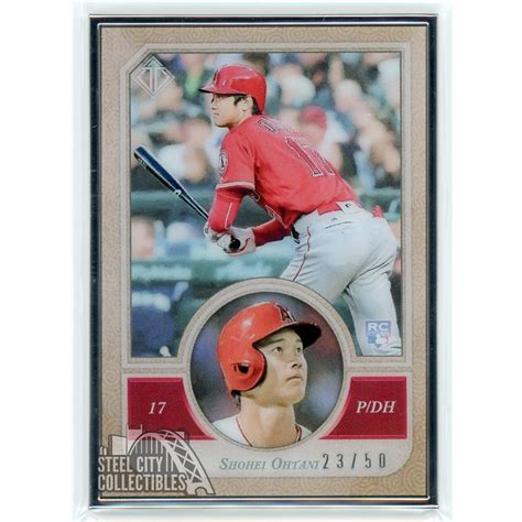 Rookie cards, autographs and more. Shohei Ohtani 2018 Topps Transcendent Japan Edition Rookie RC Card 23/50 T-SO19 | Steel City ...