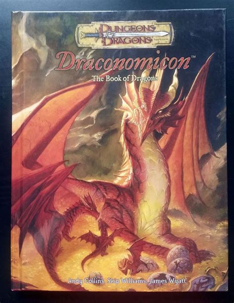 Dandd Draconomicon The Book Of Dragons Supplement 2003 Tsr Hardcover