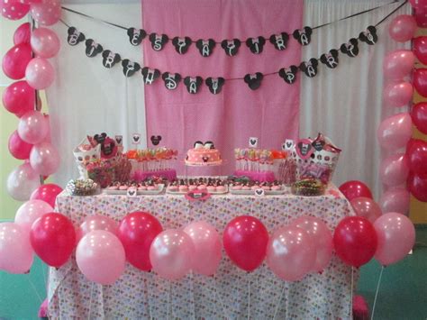 See more ideas about minnie mouse birthday, minnie party, minnie mouse birthday decorations. PARTYnSUCH: Minnie Mouse Theme Birthday Party