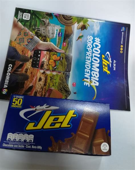 Album Jet Colombia Sorprendente Caja De Chocolatina Jet Cuotas Sin