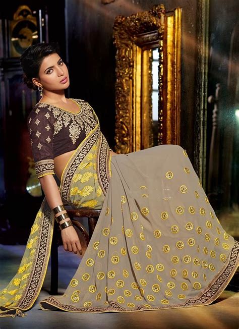 She pioneered the art of playing multiple roles in a single film. Samantha Latest Photos in Saree - Photos,Images,Gallery ...
