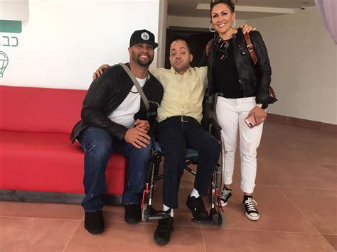 All Star Pujols Visits Israel Inspires Children With Special Needs