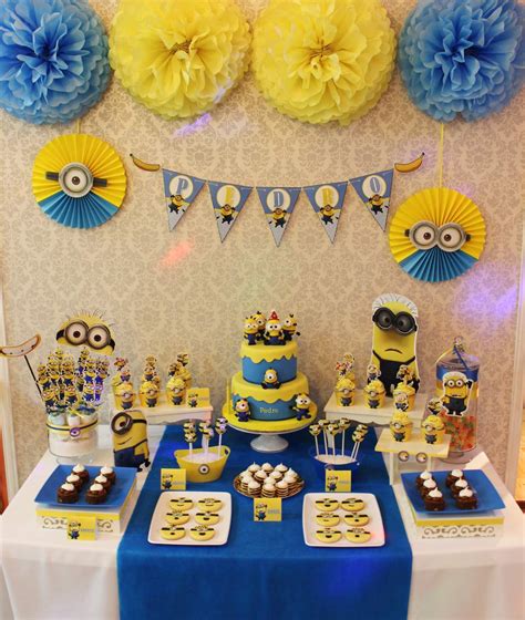 despicable me minions birthday party ideas photo 1 of 10 catch my party