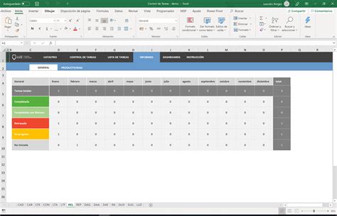 Planilla Cronograma De Actividades En Excel Luz Planillas Excel